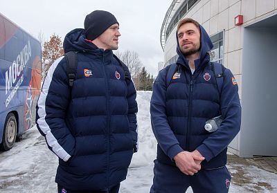 Семён Антонов и Александр Ганькевич (фото: М. Сербин, cskabasket.com)