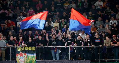 Болельщики ЦСКА (фото: М. Сербин, cskabasket.com)