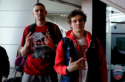 Ivan Lazarev and Mikhail Kulagin (photo: M. Serbin, cskabasket.com)