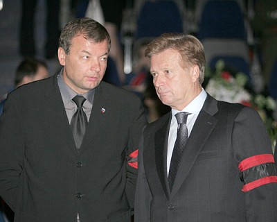 Сергей Кущенко и Леонид Тягачев (фото Т. Макеева)