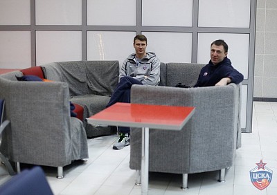 Andrey Vorontsevich and Vitaly Fridzon (photo: M. Serbin, cskabasket.com)
