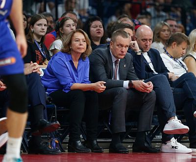 Наталия Фураева и Андрей Ватутин (фото: М. Сербин, cskabasket.com)