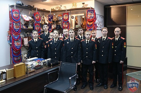 Special guests – Moscow Suvorov military school pupils