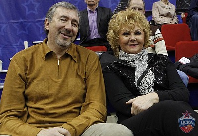 Сергей Тараканов и Наталья Селезнева  (фото Т. Макеева, cskabasket.com)