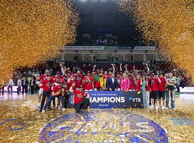 ЦСКА - Чемпион! (фото: М. Сербин, cskabasket.com)