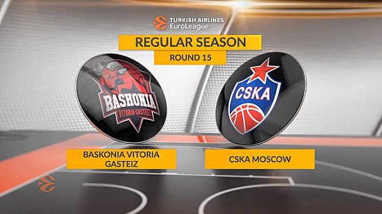 Baskonia Vitoria Gasteiz vs CSKA Moscow. Highlights