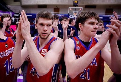  Глеб Копанцев и Иван Зайцев (фото: Т. Макеева, cskabasket.com)