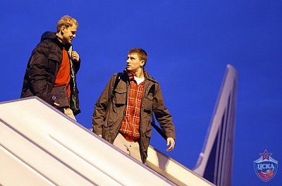 Anton Ponkrashov and Andrey Vorontsevich (photo M. Serbin, cskabasket.com)