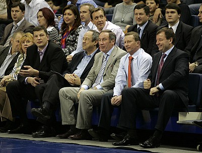 Sergey Panov, Shamil Tarpischev, Sergey Ivanov, Sergey Kushchenko (photo M. Serbin)