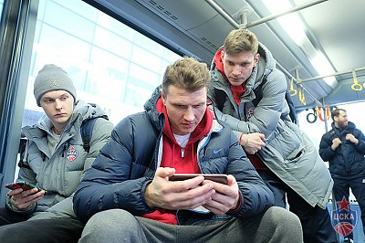 Andrey Lopatin, Andrey Vorontsevich and Ivan Ukhov (photo: M. Serbin, cskabasket.com)