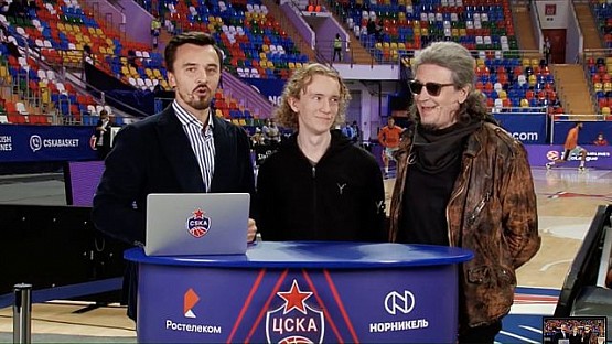 #CSKAbasketShow: Сергей Галанин, Глеб Гальперин, киберкоманда ЦСКА