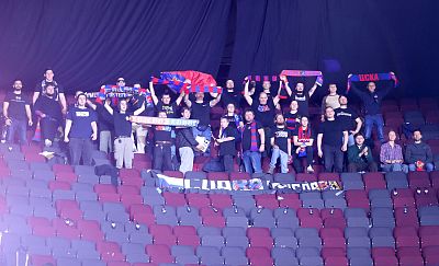 Болельщики ЦСКА (фото: М. Сербин, cskabasket.com)