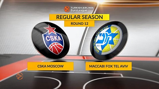 CSKA Moscow vs. Maccabi FOX Tel Aviv. Highlights
