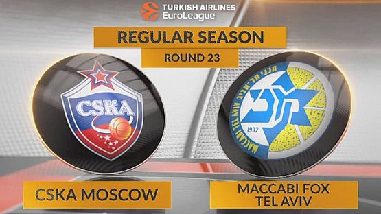 Highlights: CSKA Moscow-Maccabi FOX Tel Aviv