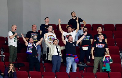 Болельщики ЦСКА (фото: М. Сербин, cskabasket.com)