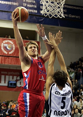 Matjaz Smodis became the game best scorer (photo M. Serbin)