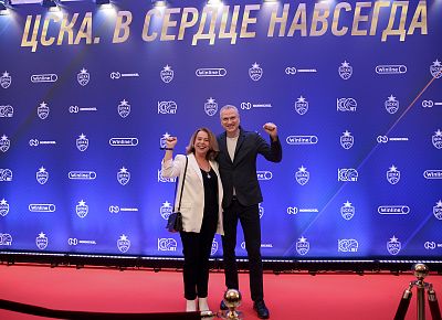 Наталия Фураева и Эмил Райкович (фото: Т. Макеева, cskabasket.com)