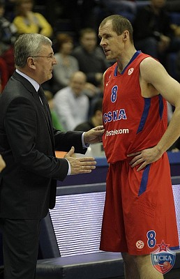 Jonas Kazlauskas and Ramunas Siskauskas (photo M. Serbin, cskabasket.com)