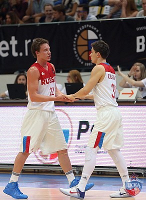 Дмитрий Кулагин и Михаил Кулагин (фото: М. Сербин, cskabasket.com)