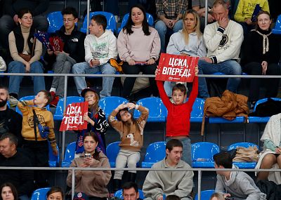 Болельщики ЦСКА (фото: М. Сербин, cskabasket.com)