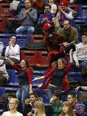 CSKA fans (photo: T. Makeeva, cskabasket.com)