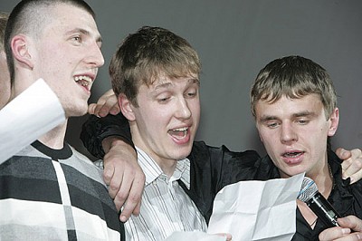Vitaliy Fridzon, Vasiliy Zavoruev and Egor Vialtsev (photo T. Makeeva)