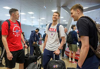 Семён Антонов, Самсон Руженцев и Даниил Ключенков (фото: М. Сербин, cskabasket.com)