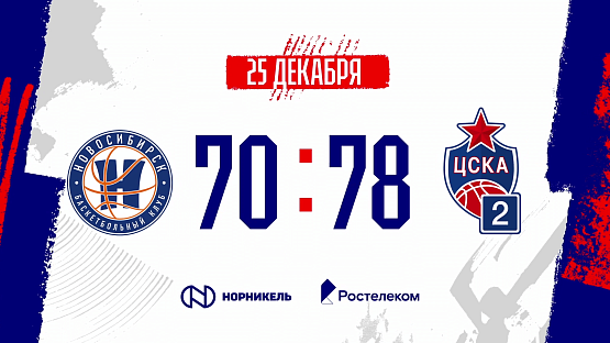 #Молодёжка. «Новосибирск» - ЦСКА-2