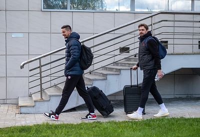 Антон Астапкович и Александр Ганькевич (фото: М. Сербин, cskabasket.com)