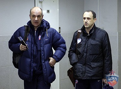 Emanuele Molin and Ettore Messina (photo M. Serbin, cskabasket.com)