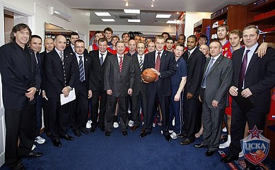 CSKA and Sergey Ivanov (photo M. Serbin, cskabasket.com)