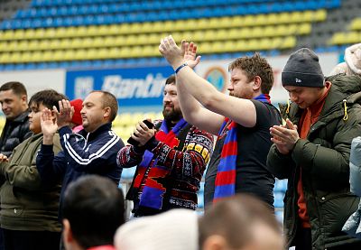 Болельщики ЦСКА (фото: М. Сербин, cskabasket.com)