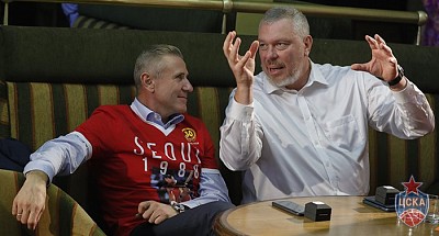 Сергей Бубка и Александр Волков (фото: Т. Макеева, cskabasket.com)