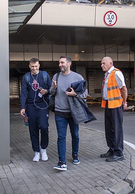 Алекса Аврамович и Яннис Гапкиадис (фото: М. Сербин, cskabasket.com)