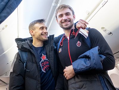 Алекса Аврамович и Александр Ганькевич (фото: М. Сербин, cskabasket.com)