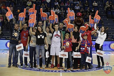 CSKA fans (photo: T. Makeeva, cskabasket.com)