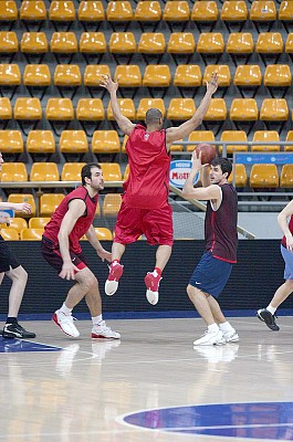 The evening practice of CSKA (photo cskabasket.com)