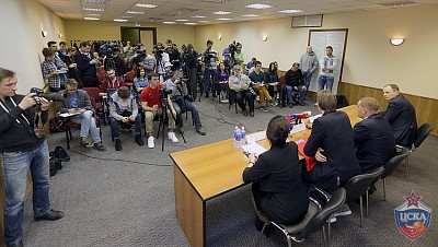 пресс-конференция (фото: М. Сербин, cskabasket.com)