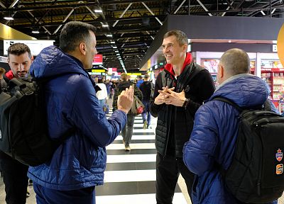 Андреас Пистиолис, Антон Юдин и Денис Годлевский (фото: М. Сербин, cskabasket.com)