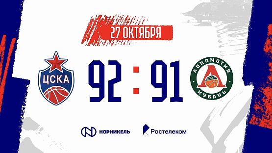 #Highlights. CSKA - Lokomotiv Kuban