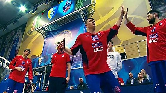 CSKA vs. Tsmoki Minsk. Pregame videos (Apr. 4, 2017)