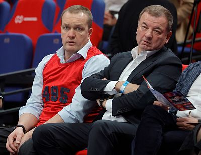 Андрей Ватутин и Сергей Кущенко (фото: Т. Макеева, cskabasket.com)