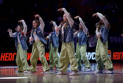Группа поддержки ЦСКА (фото: М. Сербин, cskabasket.com)