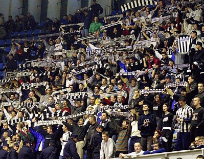 Болельщики «Партизана» (фото euroleague.net)