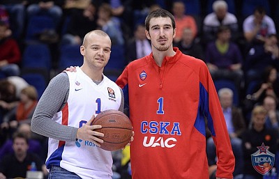 Стефано Да Коста и Нандо Де Коло (фото: Ю. Кузьмин, cskabasket.com)