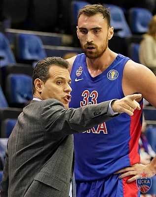 Dimitris Itoudis (photo: T. Makeeva, cskabasket.com)