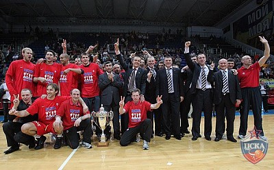 CSKA Champion! (photo T. Makeeva, cskabasket.com)