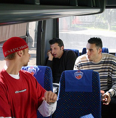 Inside the bus (pnoto cskabasket.com)