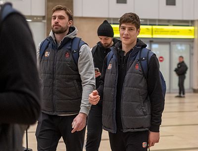 Александр Ганькевич и Владимир Карпенко (фото: М. Сербин, cskabasket.com)