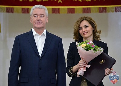 Сергей Собянин и Наталья Кузнецова  (фото В. Астапкович/Россия Сегодня)